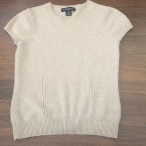 Banana Republic Italian Cashmere Tan Top